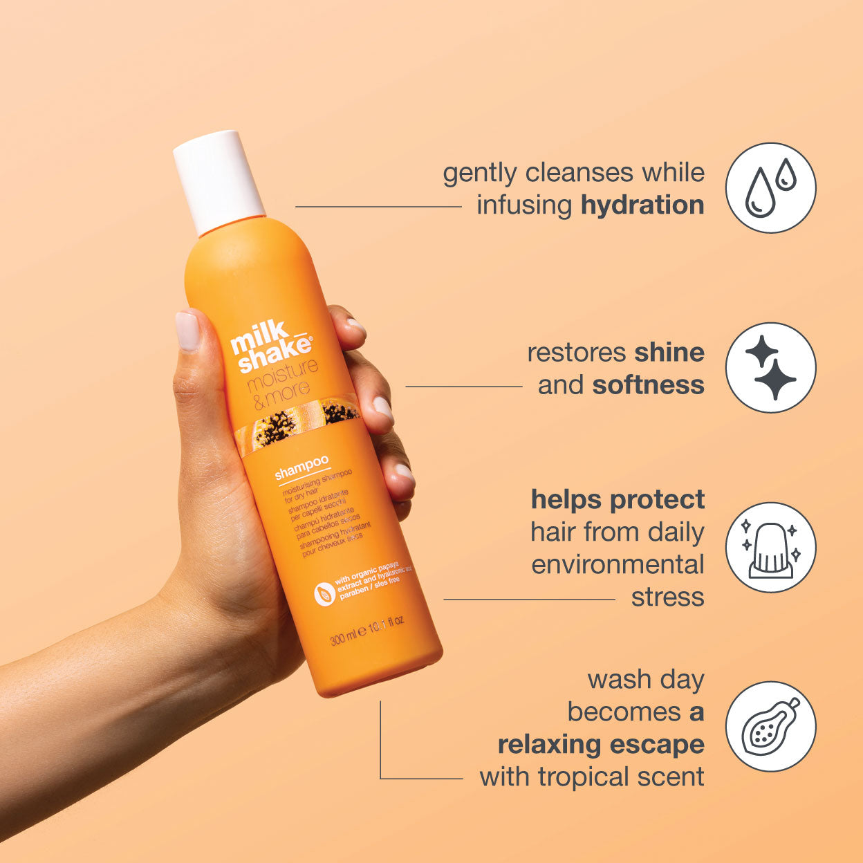 milk_shake moisture & more shampoo